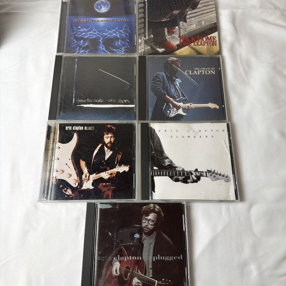 7 Eric Clapton Unplugged Blues Slowhand The‎ Cream Of, Pilgrim Back Home, CDs